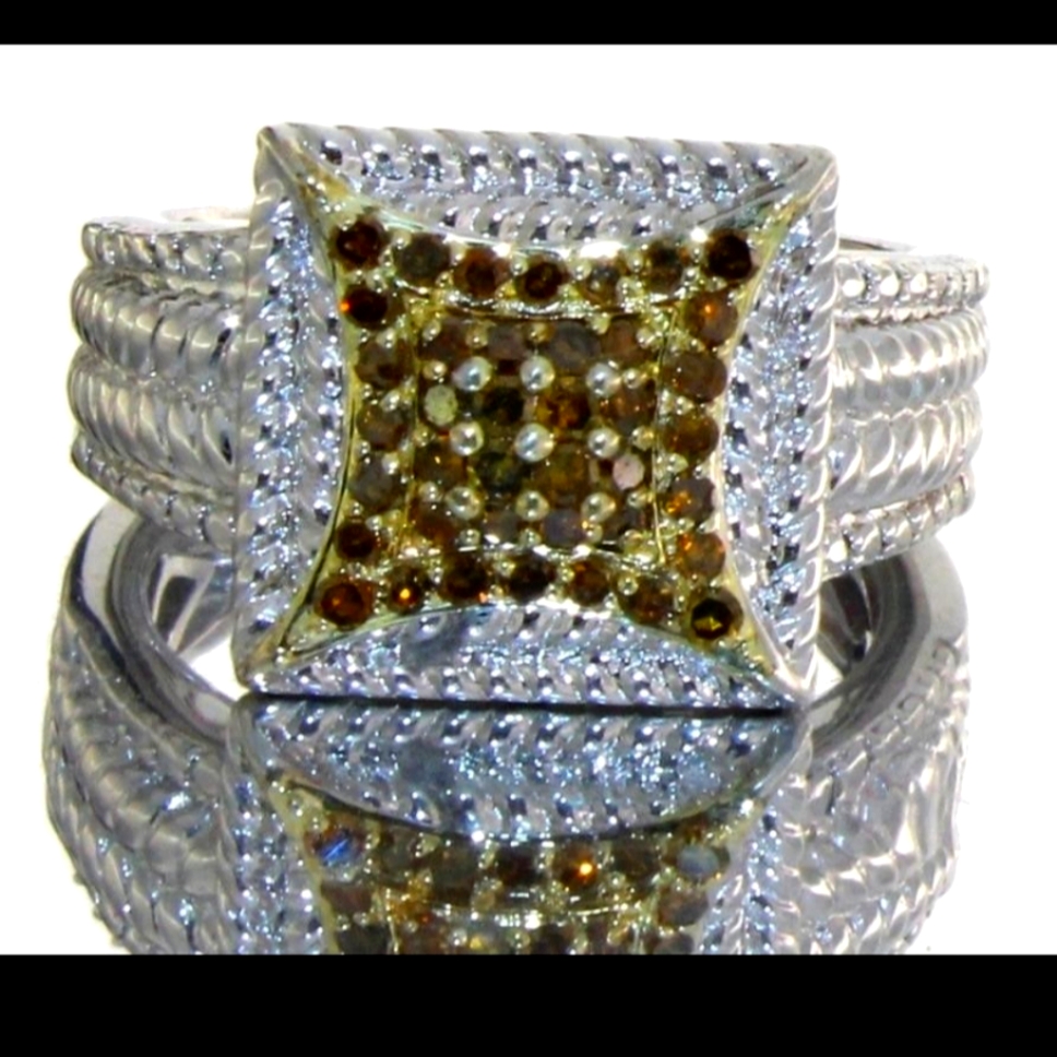 Stunning 1/2 Ct Red Diamond Ring